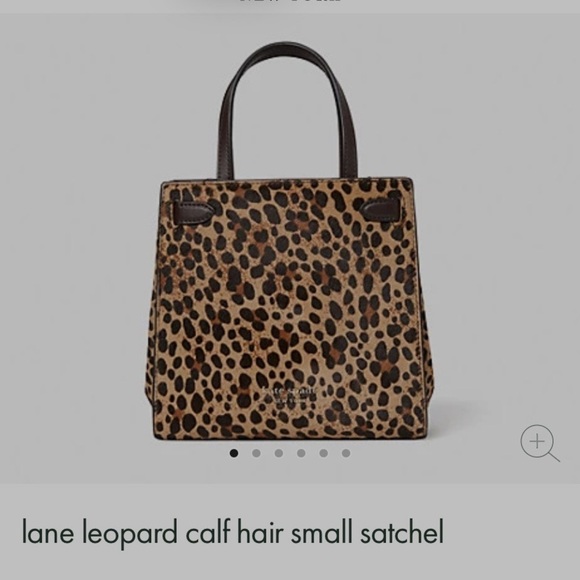 Kate Spade Lane Leopard Calf Hair Small Satchel - Picture 7 of 11